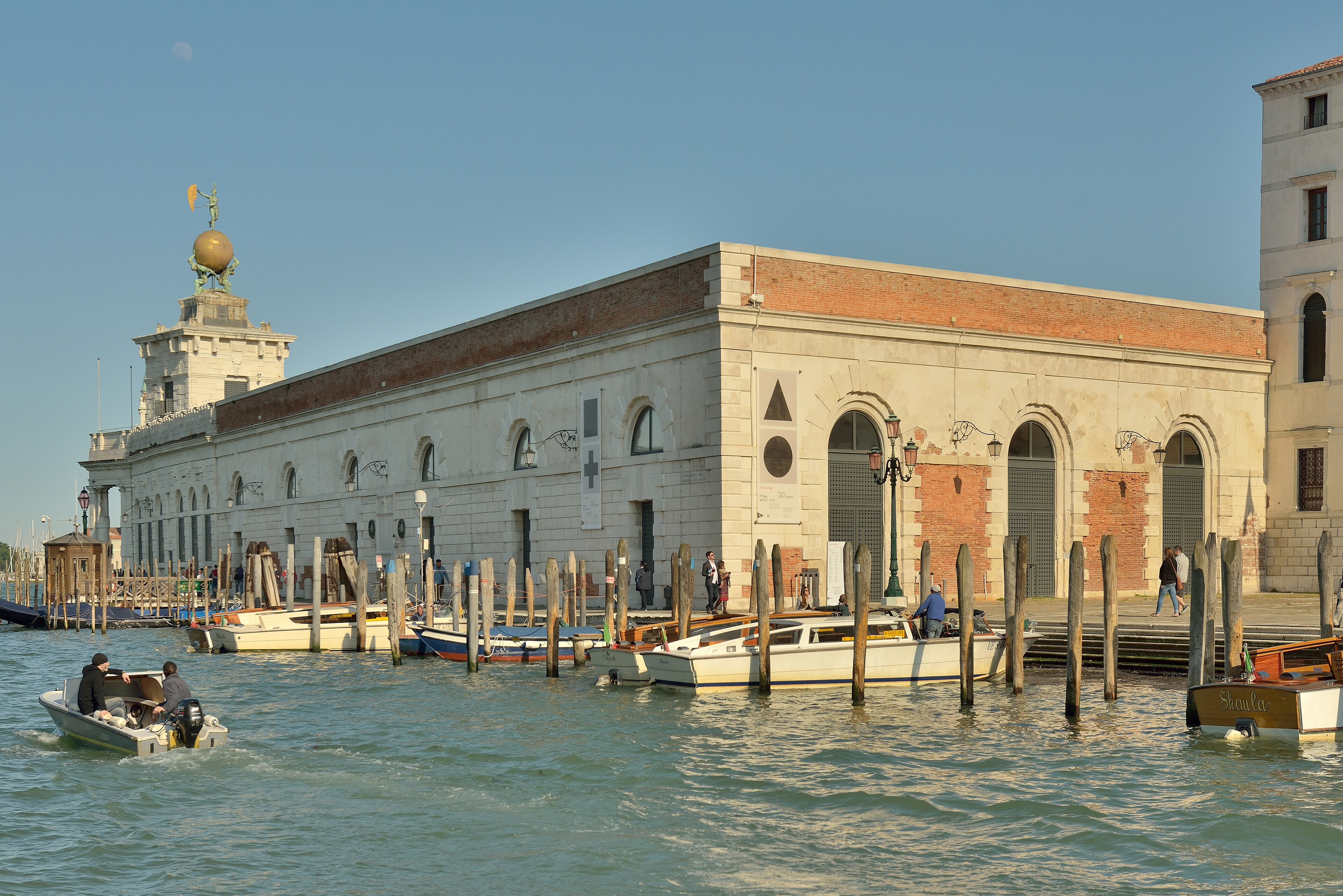 Punta della Dogana at the mouth of the Grand Canal, the old customs point